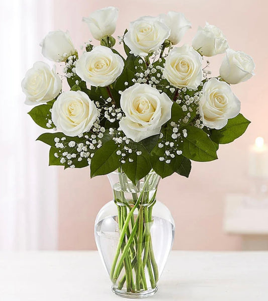 12 Mellow (White Roses)