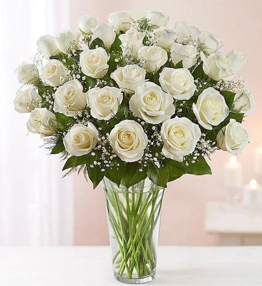 48 Mellow (White Roses)
