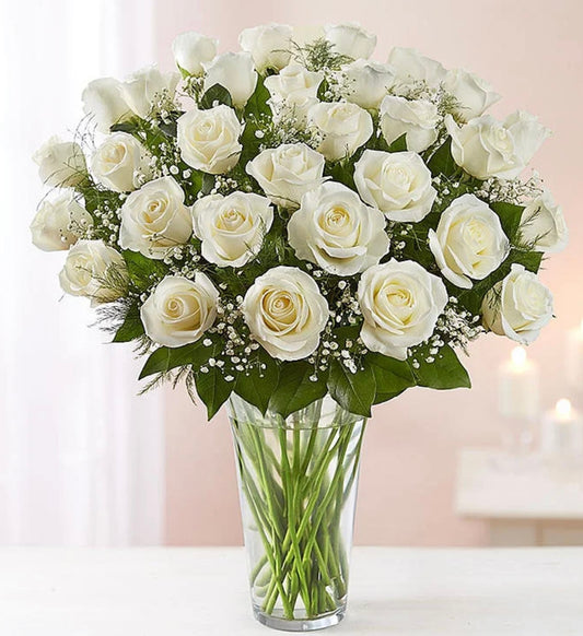 36 Mellow (White Roses)